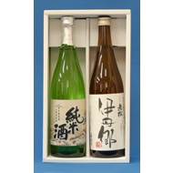 純米酒 720ml・特別本醸造「伊丹郷」720ml 各1本（計2本）詰め合わせ